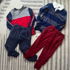 Lightly used Hanna Andersson 4-piece set boys 6/7